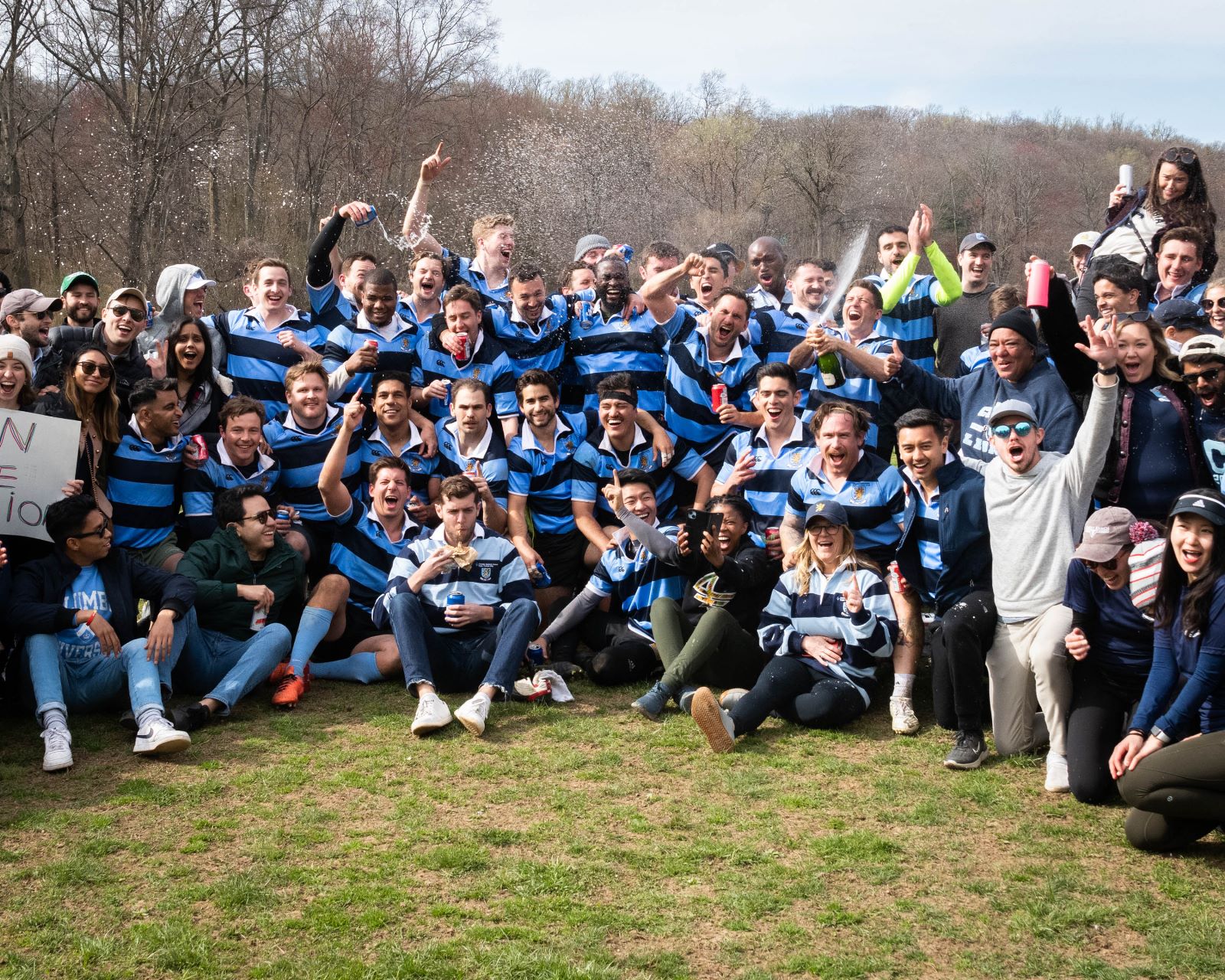 Rugby team huddle and brotherhood